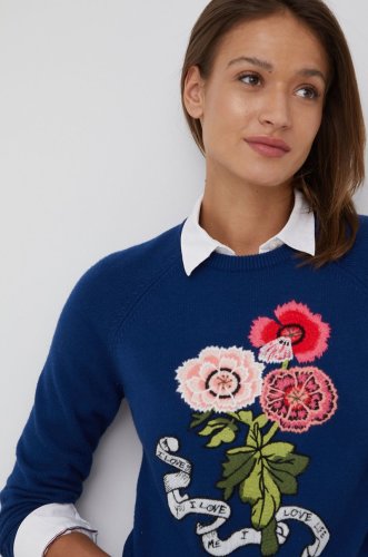 Desigual pulover din amestec de lana femei, light