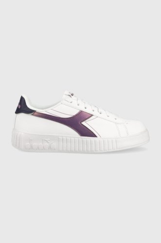 Diadora sneakers step p culoarea alb