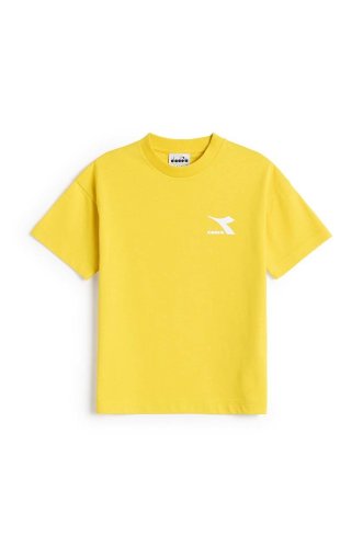 Diadora tricou de bumbac pentru copii culoarea galben