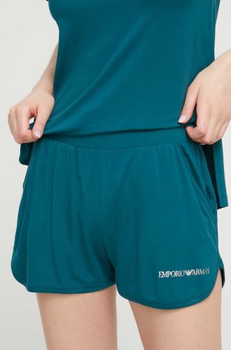 Emporio armani underwear pantaloni scurti de plaja femei, culoarea verde