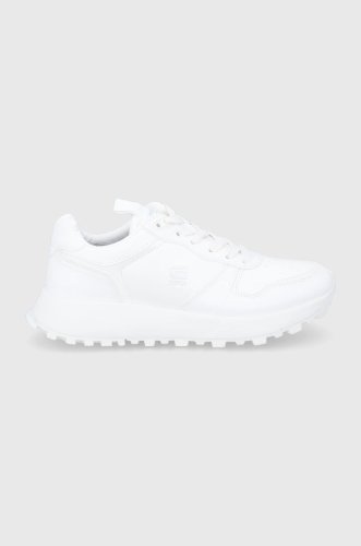 G-star raw pantofi culoarea alb, cu platformă