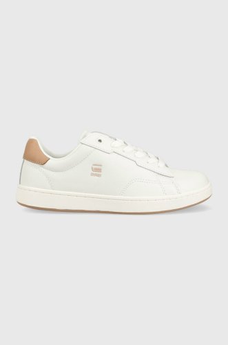 G-star raw sneakers din piele cadet pop culoarea alb, 2211002518.wht.lpnk