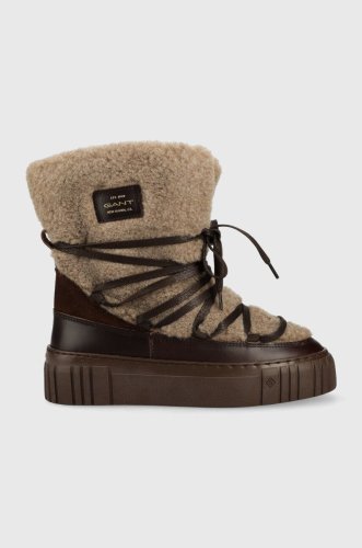 Gant cizme de iarna snowmont culoarea maro