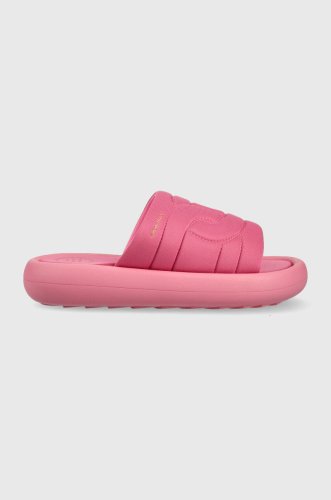 Gant papuci stayla femei, culoarea roz, cu platforma, 26507909.g548