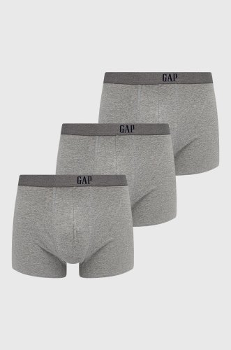 Gap boxeri (3-pack) barbati, culoarea gri