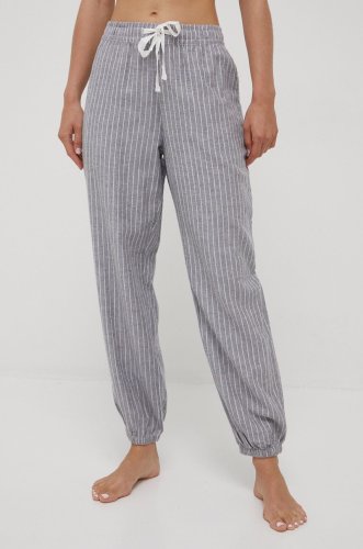 Gap pantaloni de pijama femei, culoarea gri
