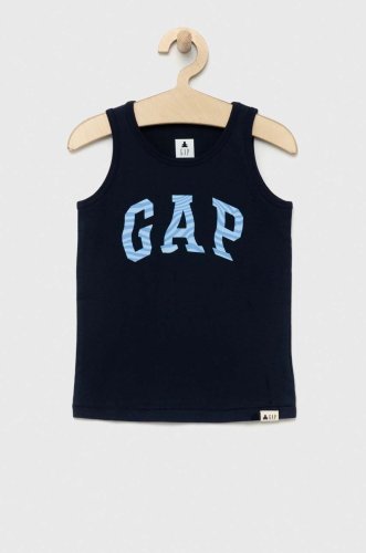 Gap tricou de bumbac pentru copii 3-pack culoarea turcoaz, cu imprimeu