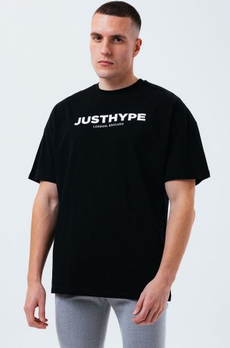 Hype tricou bărbați, culoarea negru, cu imprimeu