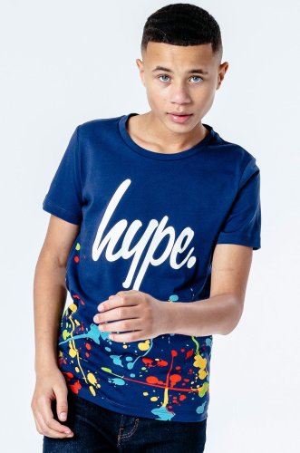 Hype - tricou copii navy splat