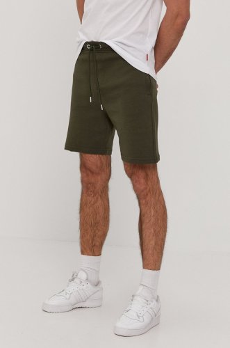 John frank pantaloni scurți bărbați, culoarea verde