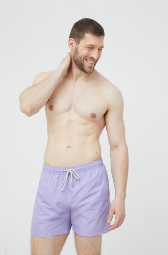 John frank pantaloni scurti de baie culoarea violet