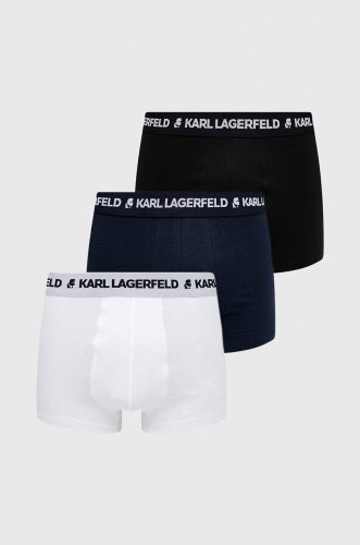 Karl lagerfeld boxeri (3-pack) barbati, culoarea alb