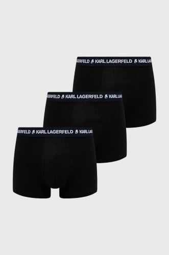 Karl lagerfeld boxeri (3-pack) barbati, culoarea albastru marin