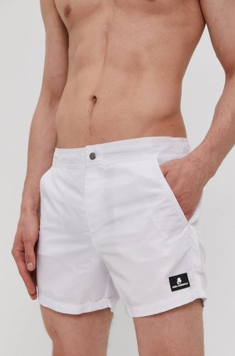 Karl lagerfeld pantaloni scurți de baie culoarea alb