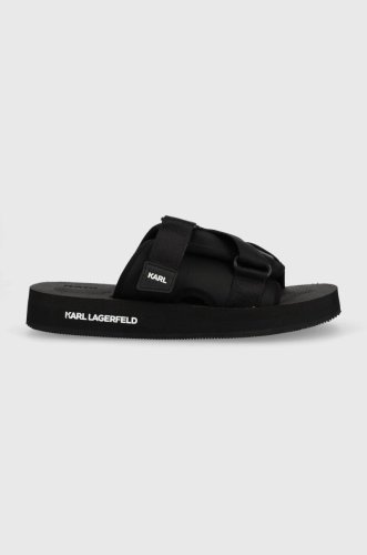 Karl lagerfeld papuci atlantik barbati, culoarea negru, kl70505