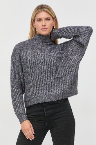 Karl lagerfeld pulover din amestec de lana femei, light, cu turtleneck