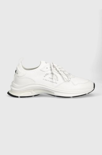 Karl lagerfeld sneakers lux finesse culoarea alb, kl53138