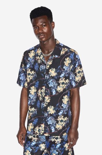Ksubi cămașă hyperflower resort barbati, cu guler clasic, relaxed msp23sh005-assorted