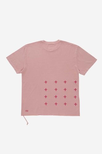 Ksubi tricou din bumbac culoarea roz, cu imprimeu msp23te025-pink