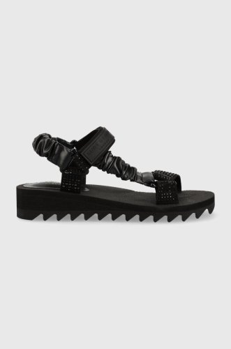 Kurt geiger london sandale orion femei, culoarea negru, cu platforma, 2899800069