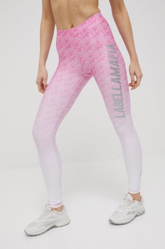 Labellamafia leggins de antrenament femei, culoarea roz, modelator