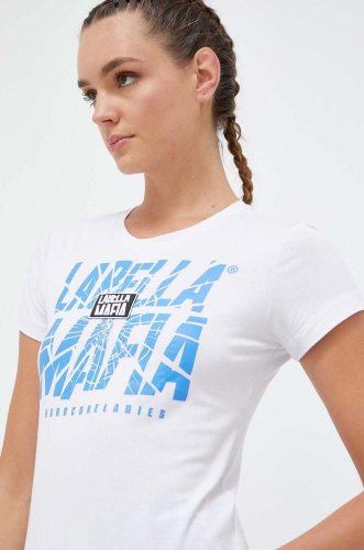 Labellamafia tricou hardcore ladies femei, culoarea alb
