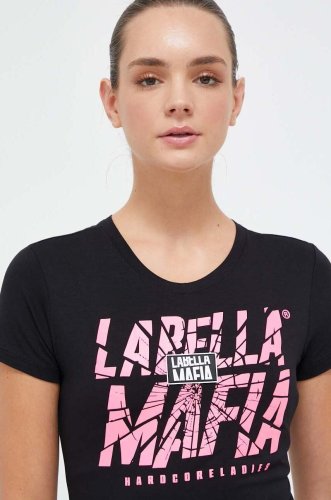 Labellamafia tricou hardcore ladies femei, culoarea negru