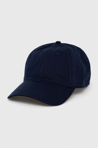 Lacoste șapcă de baseball din bumbac culoarea albastru marin, neted rk0440-031