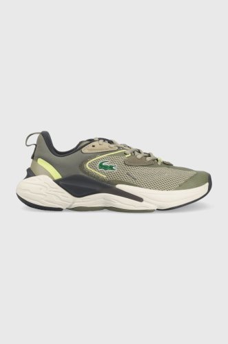 Lacoste sneakers aceshot culoarea verde, 43sma0013
