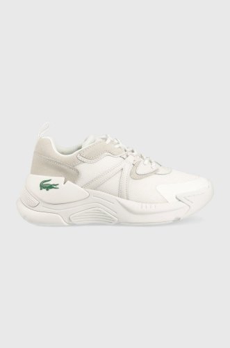Lacoste sneakers lw2 xtra culoarea alb