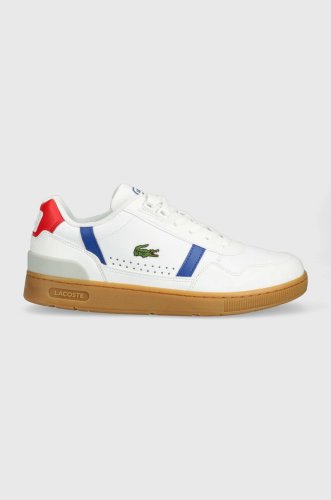 Lacoste sneakers t-clip culoarea alb, 44sma0031
