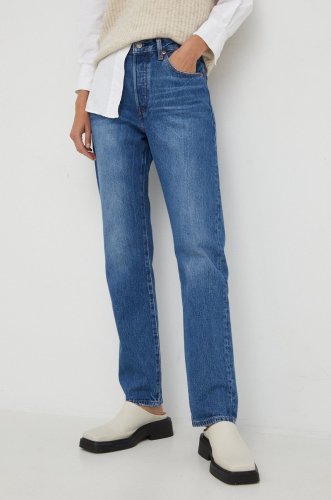 Levi's jeansi 501 jeans femei , high waist