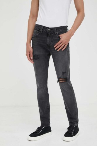 Levi's jeansi 512 slim taper barbati, culoarea gri