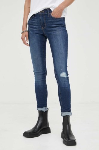 Levi's jeansi 710 femei, culoarea albastru marin