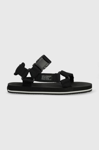 Levi's sandale tahoe refresh barbati, culoarea negru, d6529.0004 d6529.0004-59