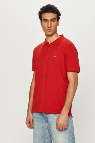 Levi's tricou polo culoarea rosu