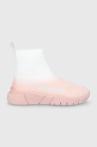 Love moschino pantofi culoarea roz