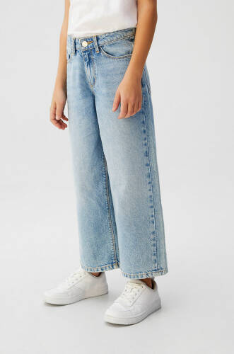 Mango kids - jeans copii culotte 110-164 cm