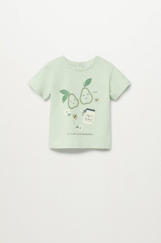 Mango kids - tricou copii pera 80-104 cm