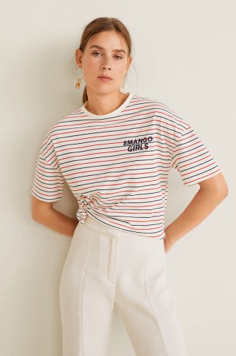 Mango - tricou stripes