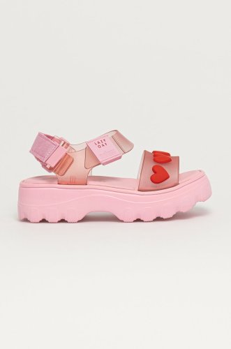 Melissa sandale femei, culoarea roz, cu platformă