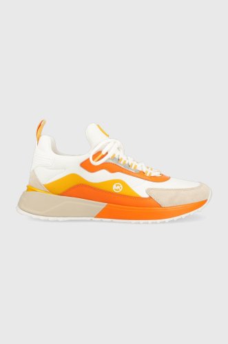 Michael kors sneakers theo sport culoarea portocaliu, 42s3thfs1d