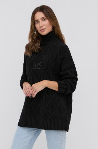 Miss sixty pulover de lână femei, culoarea negru