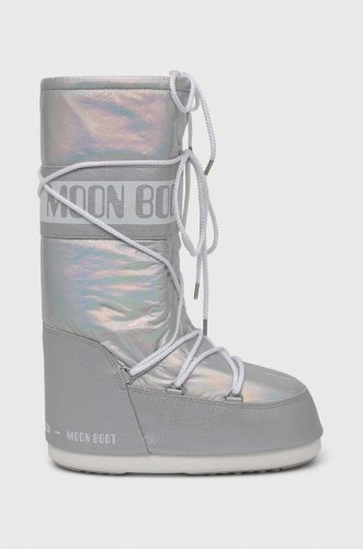 Moon boot cizme de iarna icon met culoarea argintiu