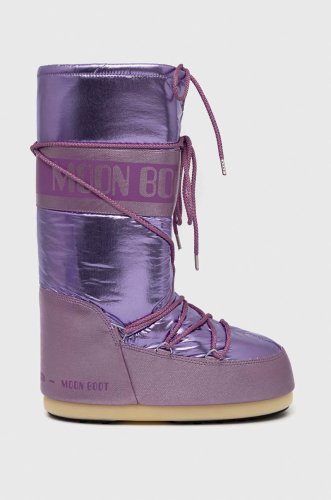 Moon boot cizme de iarna icon met culoarea violet