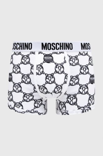 Moschino underwear boxeri bărbați, culoarea alb