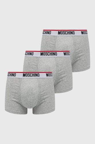 Moschino underwear boxeri bărbați, culoarea gri