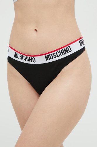 Moschino underwear tanga culoarea negru
