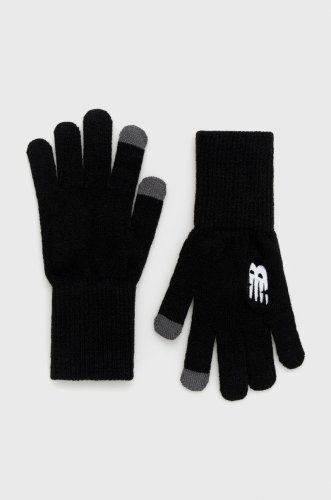 New balance mănuși lah13006bk bărbați, culoarea negru