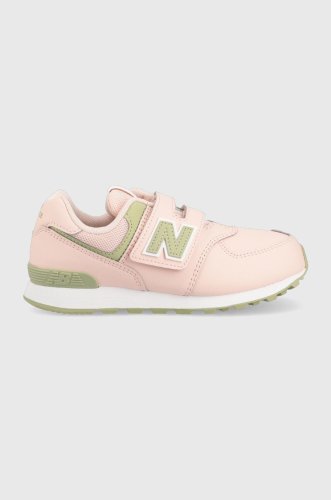New balance sneakers pentru copii pv574ct1 culoarea roz